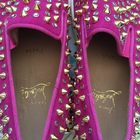 Christian Louboutin pink slip on - Picture 8 of 8